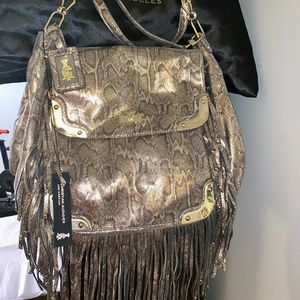 Christian Audigier LRG  Metallic Handbag